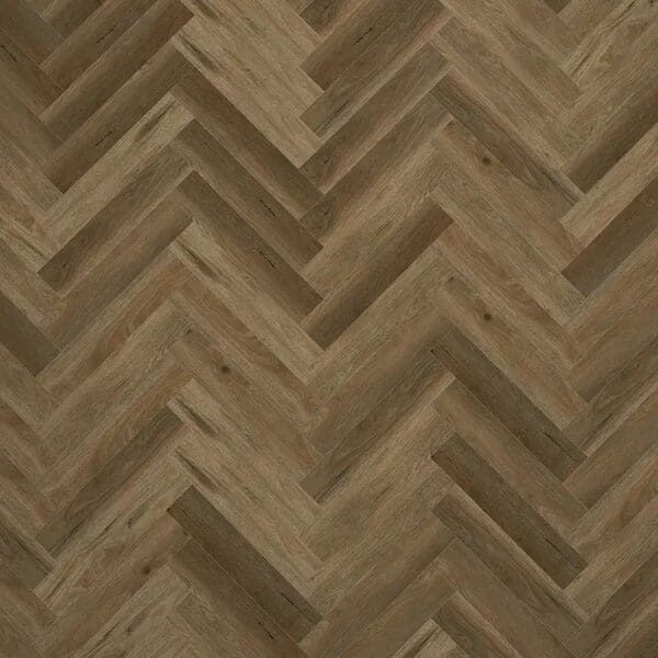 Close up of alva english oak parquet flooring showing herringbone pattern