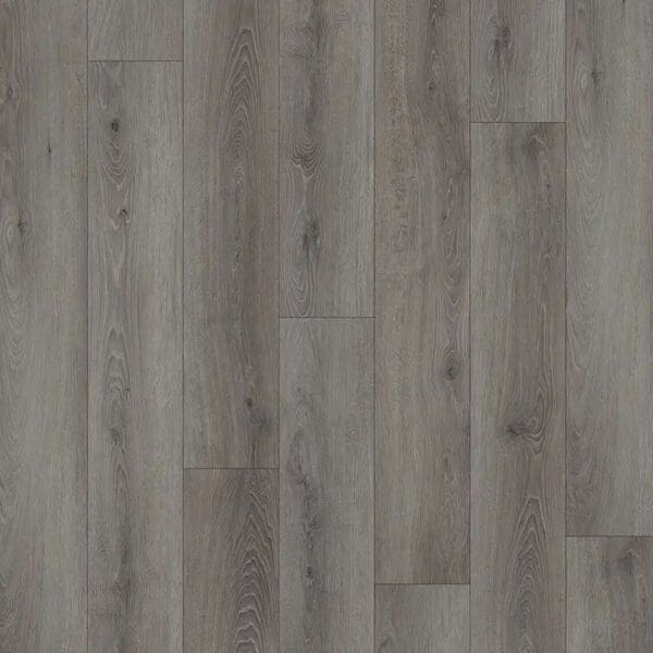 Close up of alva hickory grey oak plank flooring showing wood grain detail