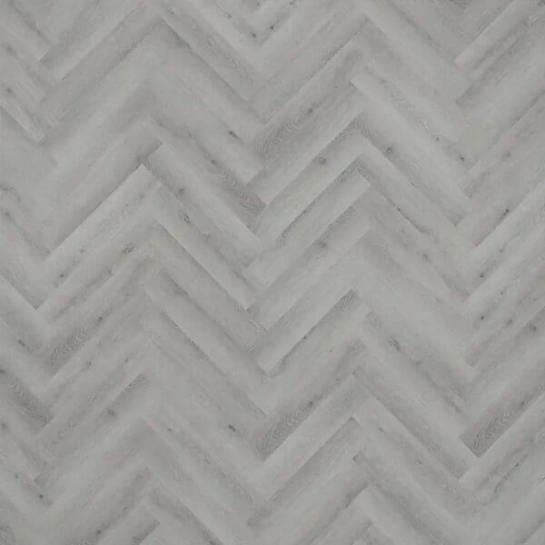Close up of havana grey oak parquet flooring showing herringbone pattern
