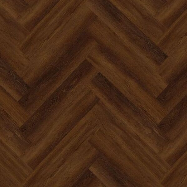 Close up of alva walnut oak parquet herringbone pattern