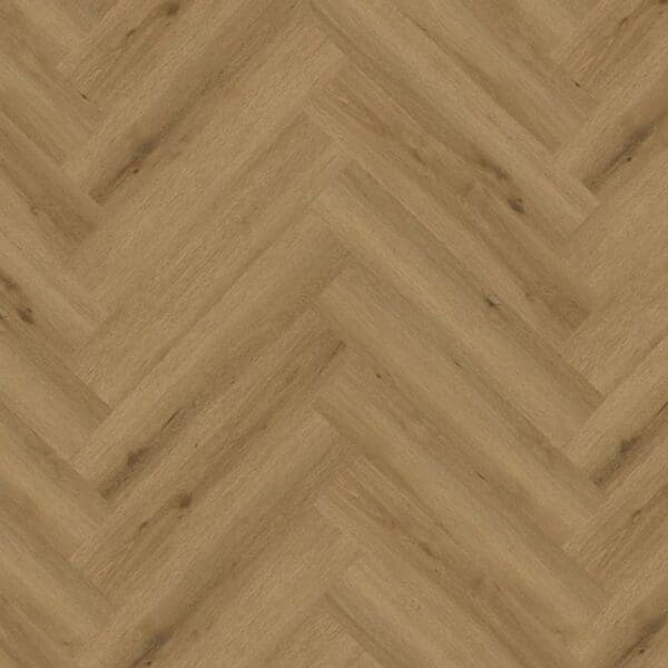 Alva royal oak parquet installed in herringbone pattern