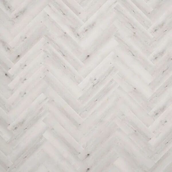 Close up of alva pewter light oak parquet showing herringbone pattern