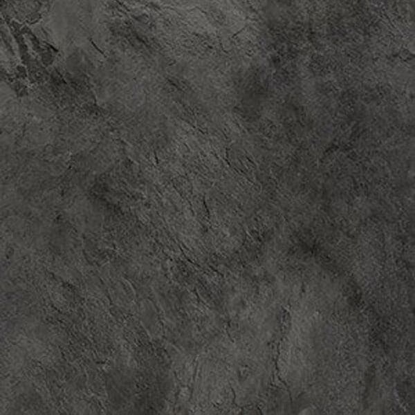 Close up of alva dark slate stones showing natural slate texture