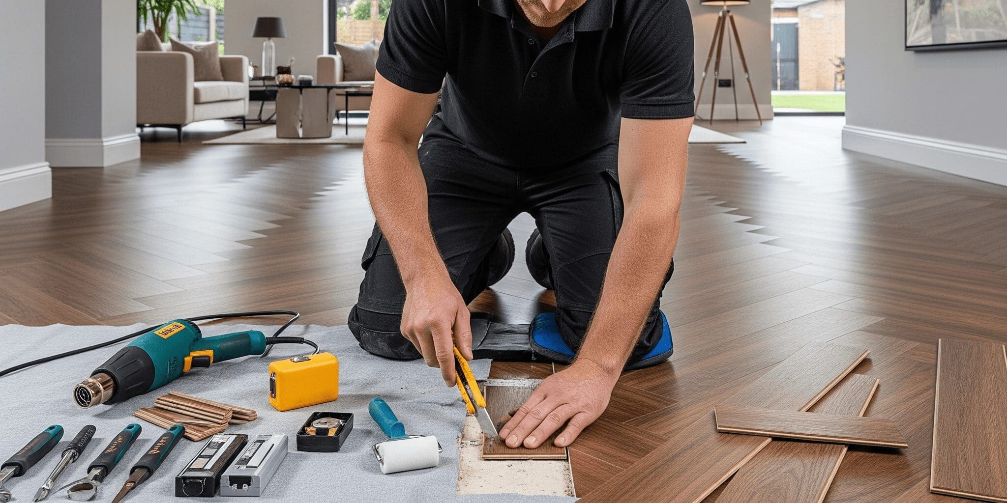 Grosvenor Flooring Repairing LVT Flooring