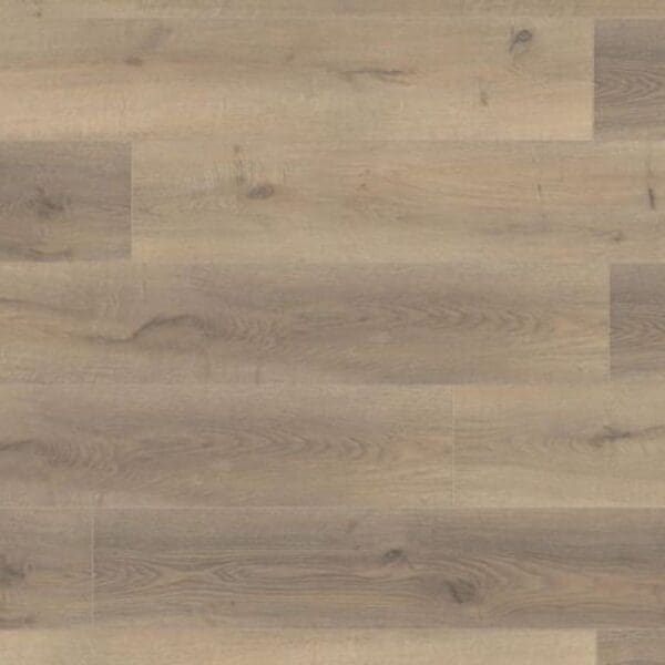 Lignum fusion premium greige oak laminate flooring close up showing wood grain pattern