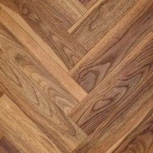 Textures warm walnut herringbone luxury vinyl tile flooring showing natural wood grain pattern