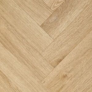 Textures country oak herringbone luxury vinyl tile flooring sample showing natural wood grain pattern
