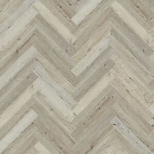 Bodo Herringbone SPC Light Washed Oak flooring - main product shot showing texture and color