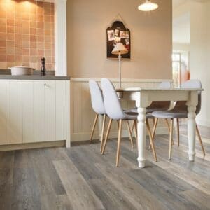 COREtec Essentials 1200 Series Blackstone Oak 07 flooring - room shot showing texture and color