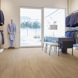 COREtec Essentials 1200 Series Baltimore Oak 54 flooring - room shot showing texture and color