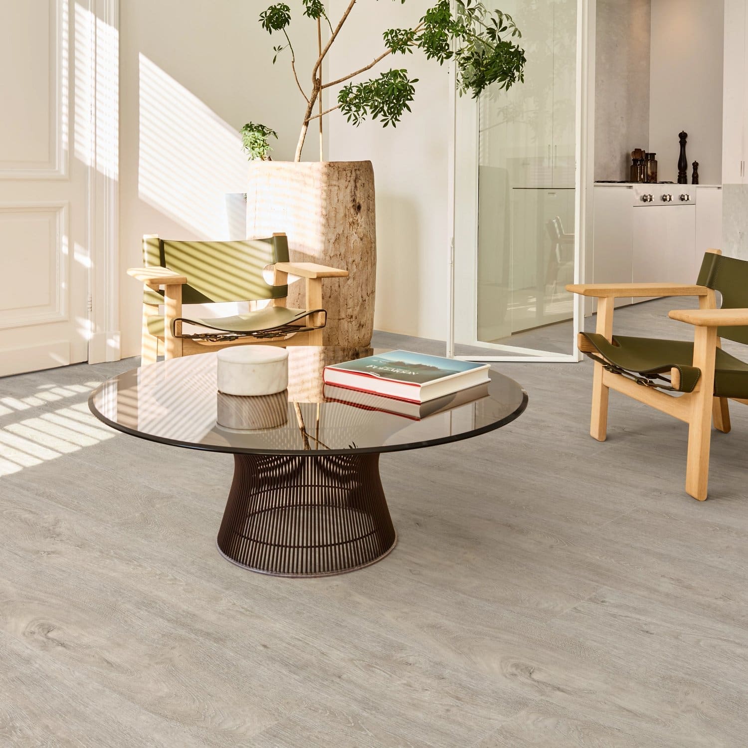 COREtec Essentials 1500 Series Sparwood Oak 06 flooring - room shot showing texture and color