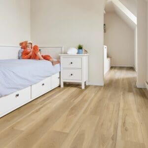 COREtec Essentials 1500+ Series Ocala Walnut 54 flooring - room shot showing texture and color