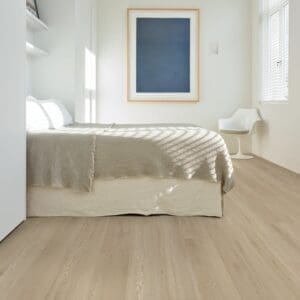 COREtec Essentials 1500+ Series Cleveland Oak 52 flooring - room shot showing texture and color