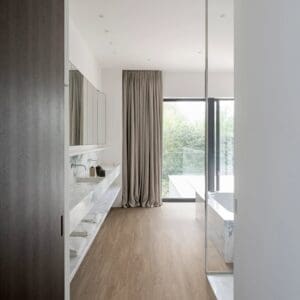 COREtec Essentials 1800 Series Highlands Oak 15 flooring - room shot showing texture and color