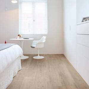 COREtec Essentials 1800++ Series Baltimore Oak 77 flooring - room shot showing texture and color