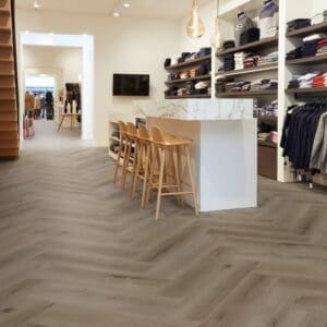 COREtec Essentials WBE Series Texas Oak H86 flooring - room shot showing texture and color