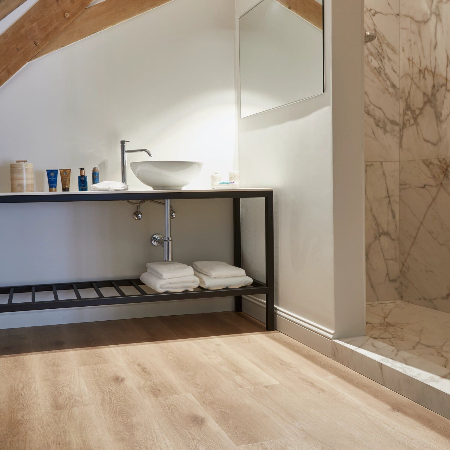 COREtec Naturals 1200 Series Meadow flooring - room shot showing texture and color