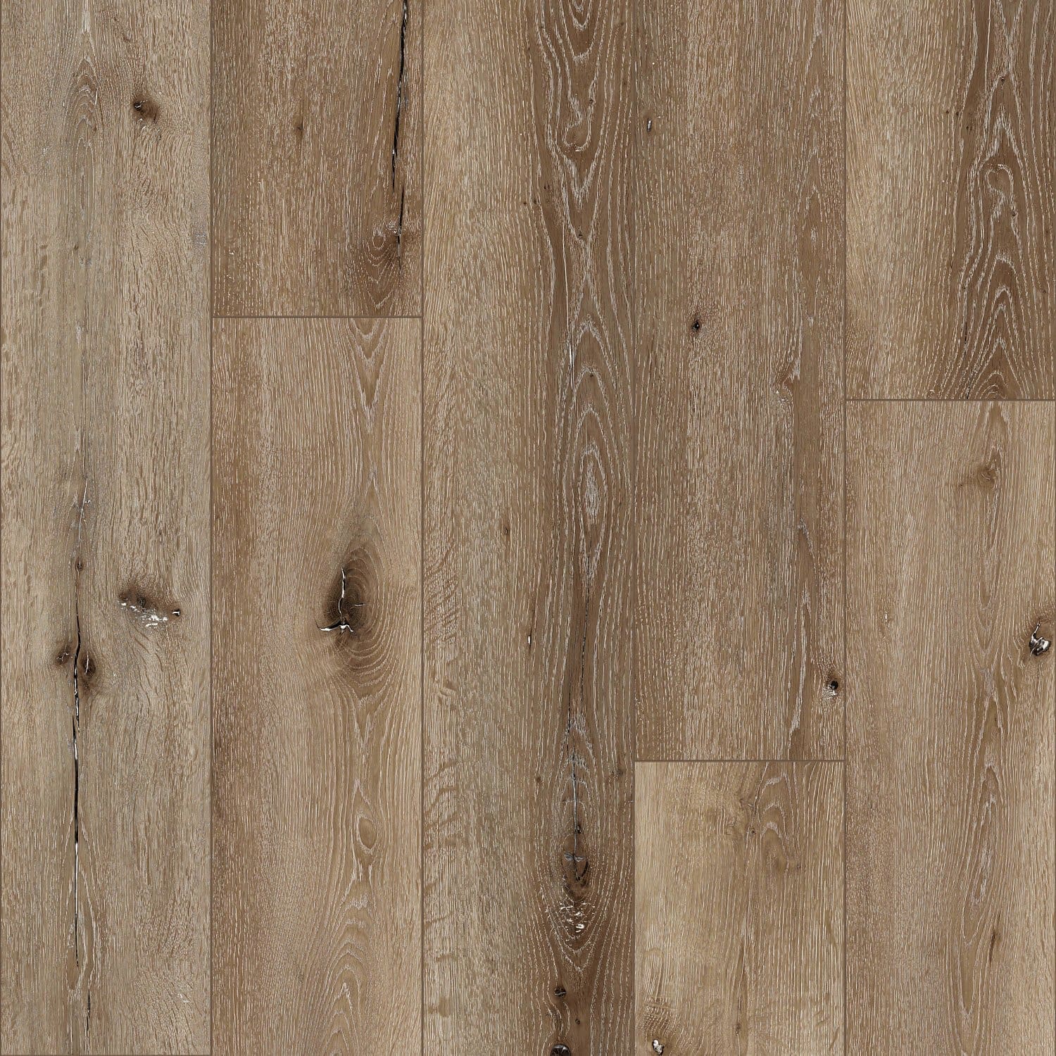 COREtec Naturals 1200+ Series Acorn flooring - detail view showing texture and color