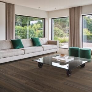 COREtec Naturals 1800+++ Series Juglans flooring - room shot showing texture and color