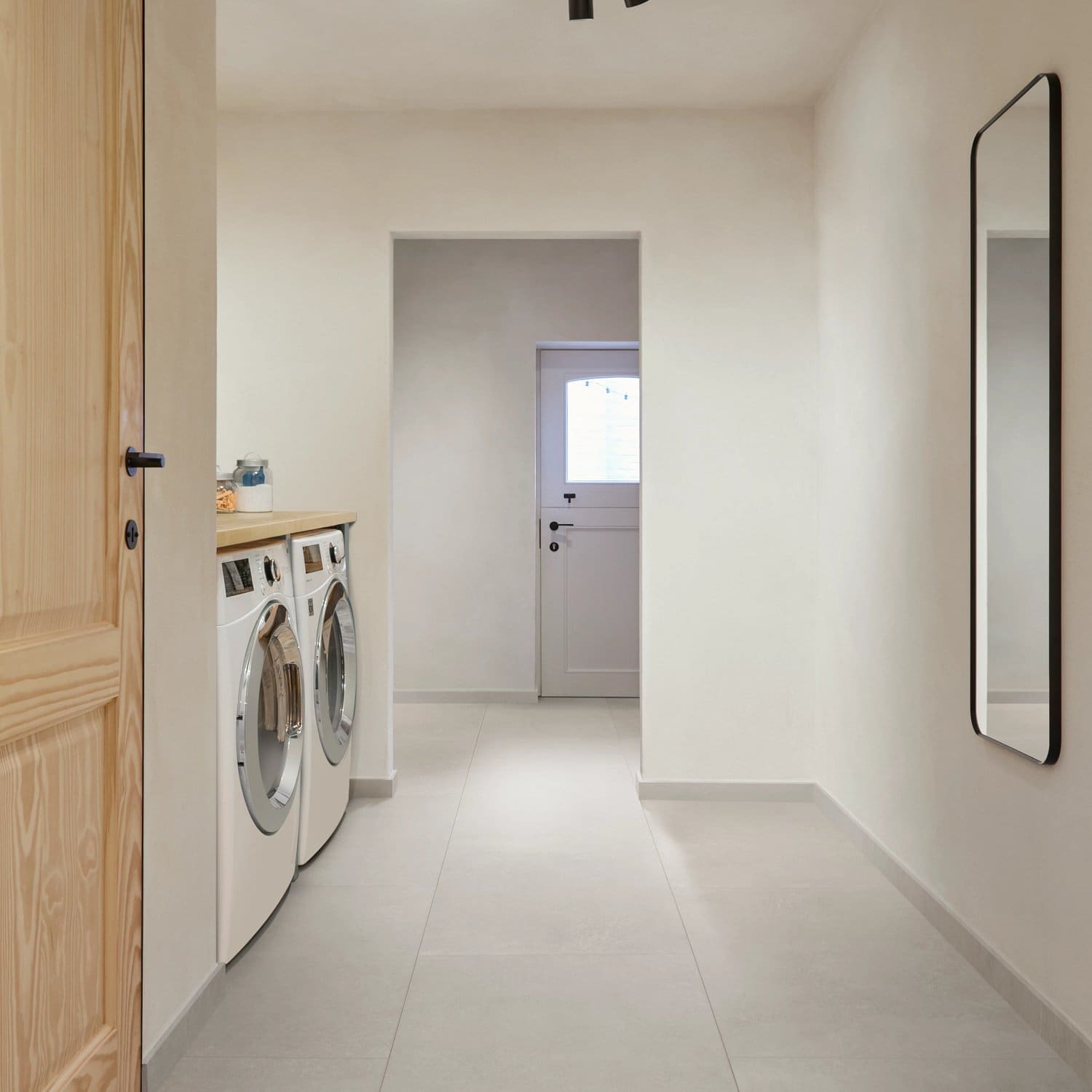 COREtec Naturals Megatile+ Series Albaron flooring - room shot showing texture and color