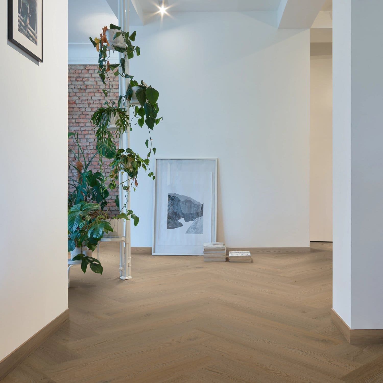 COREtec Naturals WBE Series Sorrel flooring - room shot showing texture and color
