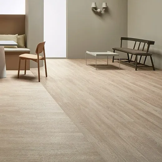 Forbo Allura Flex 0.55 Bleached Timber 63406FL5 flooring - room shot showing texture and color