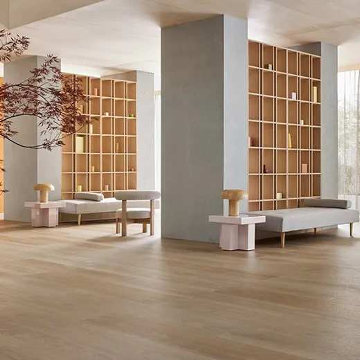 Forbo Allura Flex 0.55 Light Giant Oak 60288FL5 flooring - room shot showing texture and color