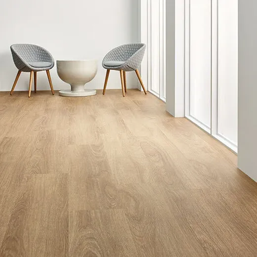 Forbo Allura Flex 0.55 Natural Giant Oak 60284FL5 flooring - room shot showing texture and color