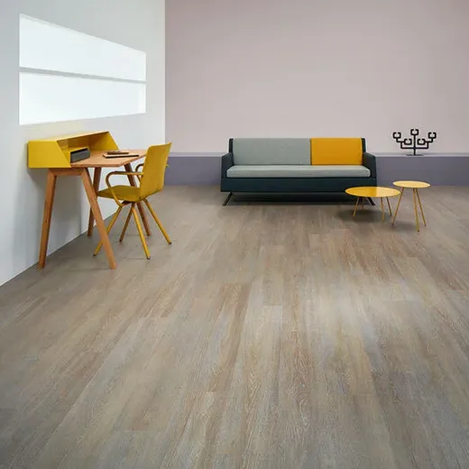 Forbo Allura Flex 0.55 Steamed Oak 60293FL5 flooring - room shot showing texture and color