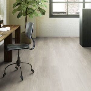 Invictus Maximus Click New England Oak Misty flooring - room shot showing texture and color