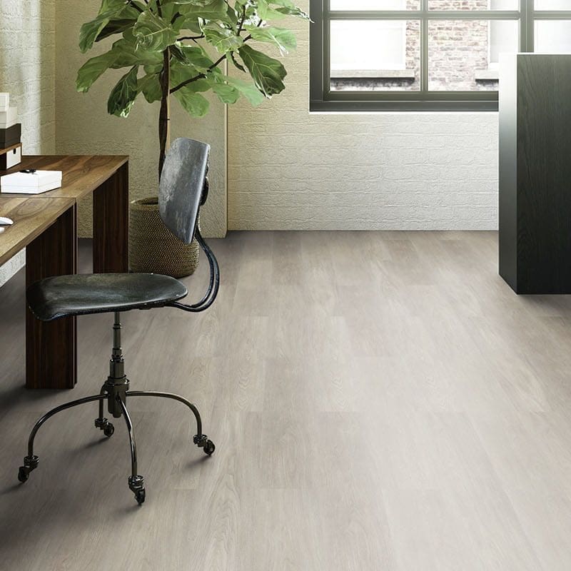 Invictus Maximus Click New England Oak Misty flooring - room shot showing texture and color