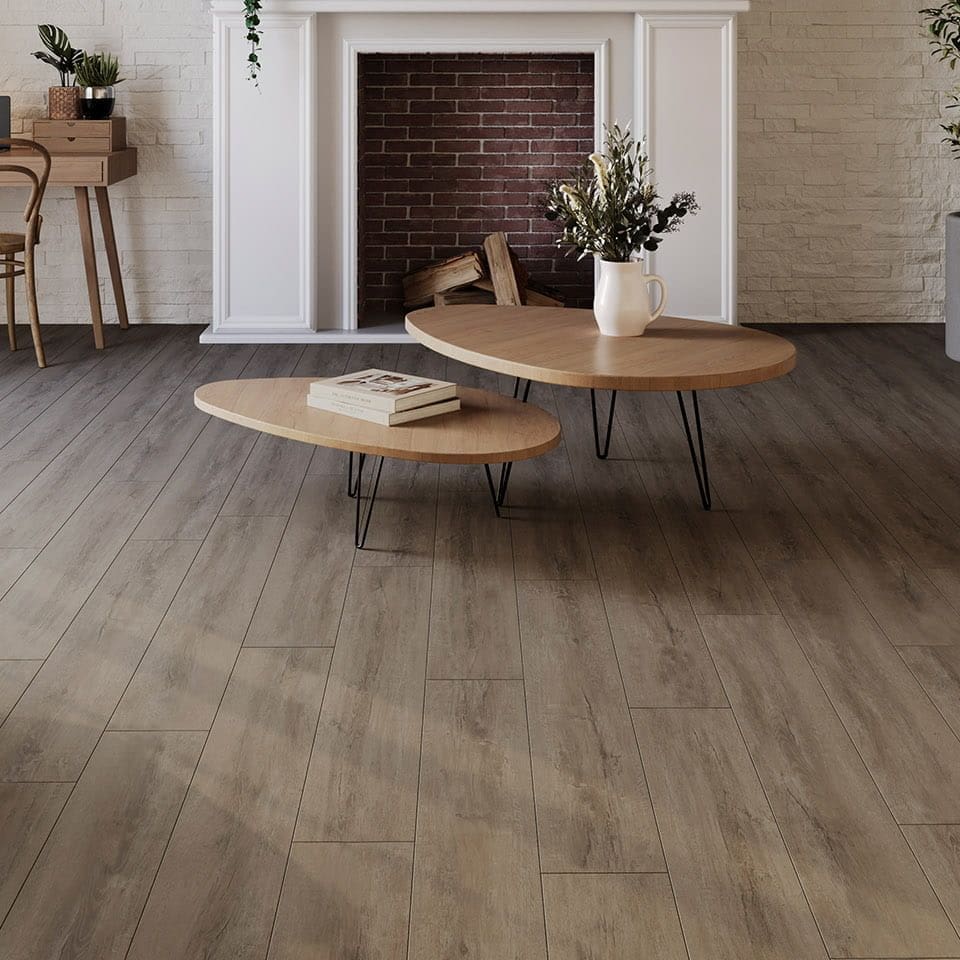 Invictus Maximus Country Oak Barley flooring - room shot showing texture and color
