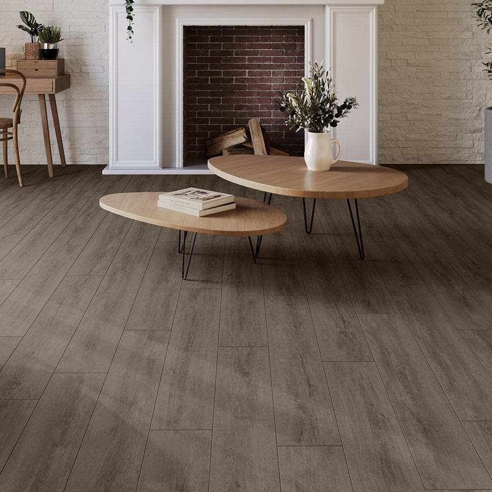 Invictus Maximus Country Oak Hessian flooring - room shot showing texture and color