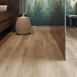 Invictus Maximus French Oak Desert flooring - room shot showing texture and color