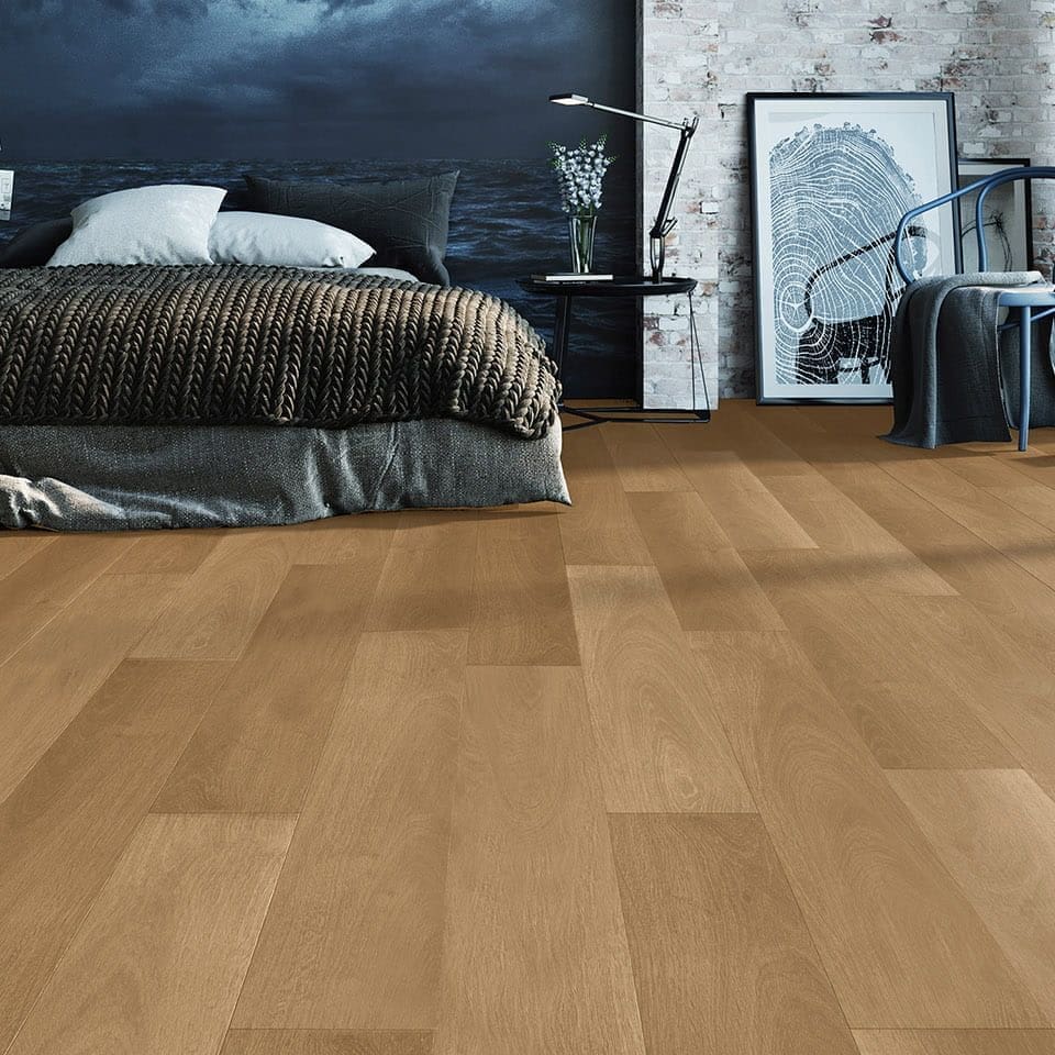 Invictus Maximus Highland Oak Classic flooring - room shot showing texture and color