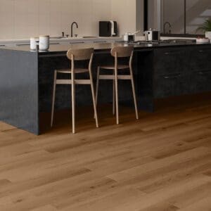 Invictus Maximus Highland Oak Chocolate flooring - room shot showing texture and color