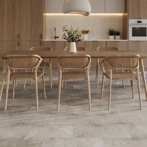 Invictus Maximus Northern Stone Fog flooring - room shot showing texture and color