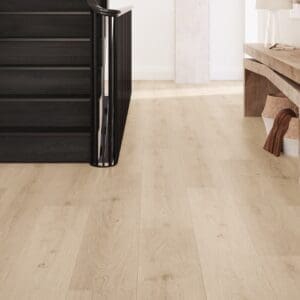Invictus Maximus Silk Oak Latte flooring - room shot showing texture and color