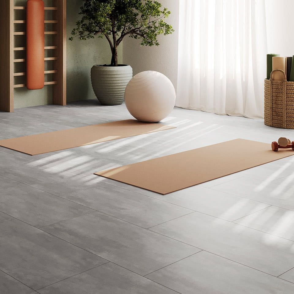 Invictus Maximus Urban Loft Concrete flooring - room shot showing texture and color