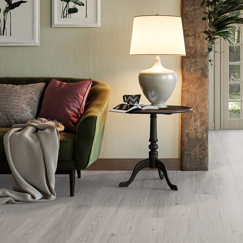 Invictus Primus Sherwood Oak Fossil flooring - room shot showing texture and color