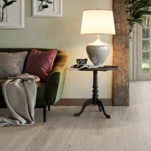 Invictus Primus Sherwood Oak Shell flooring - room shot showing texture and color