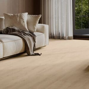Invictus Ultimus Belrose Oak Wheat flooring - room shot showing texture and color