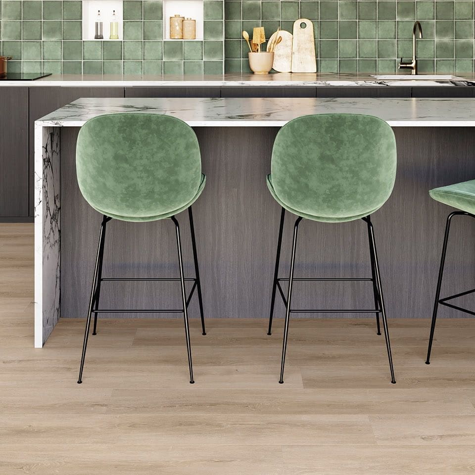 Invictus Ultimus Cabin Oak Whitehaven flooring - room shot showing texture and color