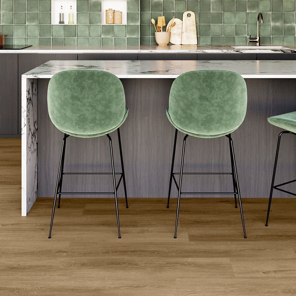 Invictus Ultimus Cabin Oak Windermere flooring - room shot showing texture and color