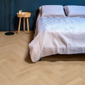 Invictus Ultimus Majestic Oak Parquet Playa flooring - room shot showing texture and color