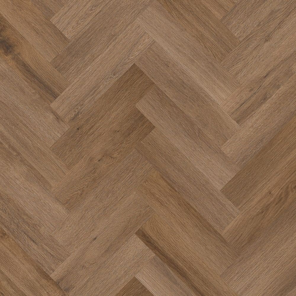 Invictus Ultimus Regency Oak Parquet Brownie flooring - main product shot showing texture and color