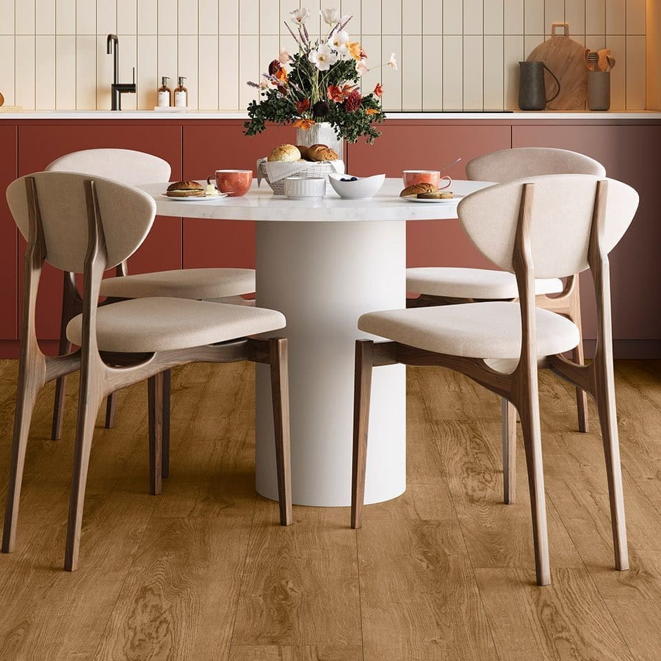 Invictus Ultimus Sienna Oak Authentique flooring - room shot showing texture and color