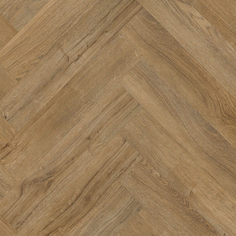 Invictus Ultimus Sienna Oak Parquet flooring - main product shot showing texture and color