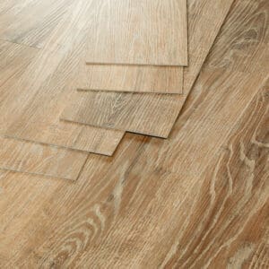 Nordikka Click SPC Rustic Oak flooring - close-up showing texture and color