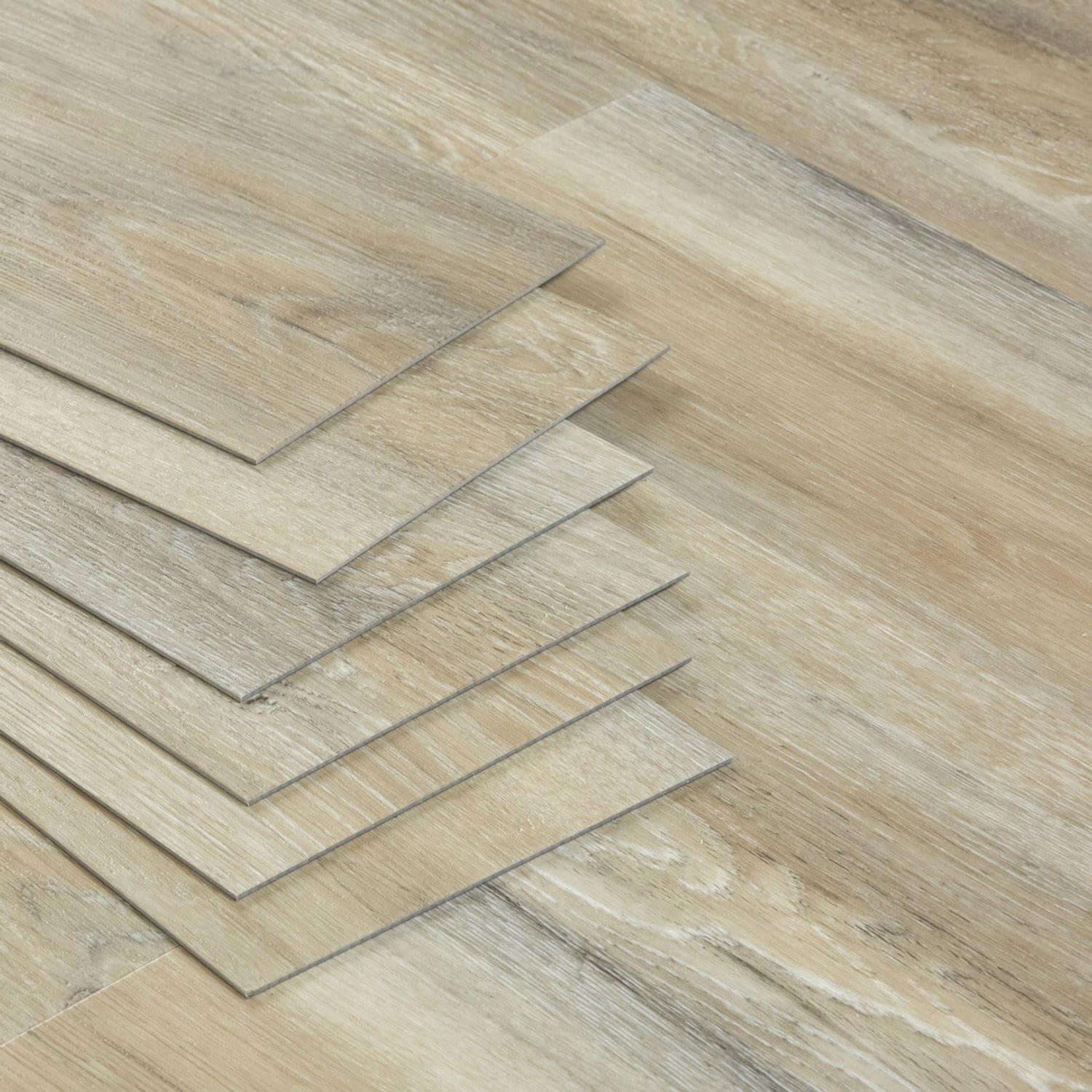 Nordikka LVT Birchwood flooring - close-up showing texture and color
